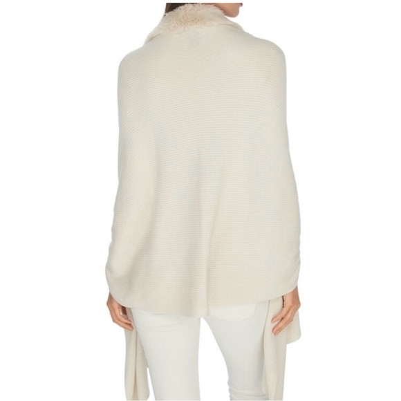 White House Black Market Faux Fur Cover Up - Picture 3 of 12